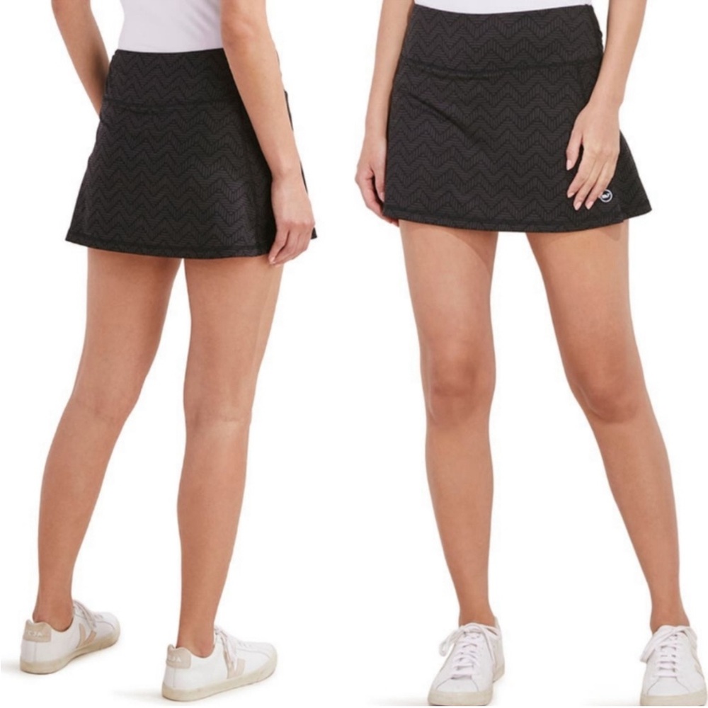 🖤🐳Vineyard Vines🐳🖤Black Performance Shortie Skort Size Medium